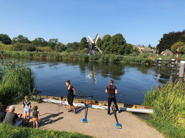 pauze met stuurwissel in Laag Keppel